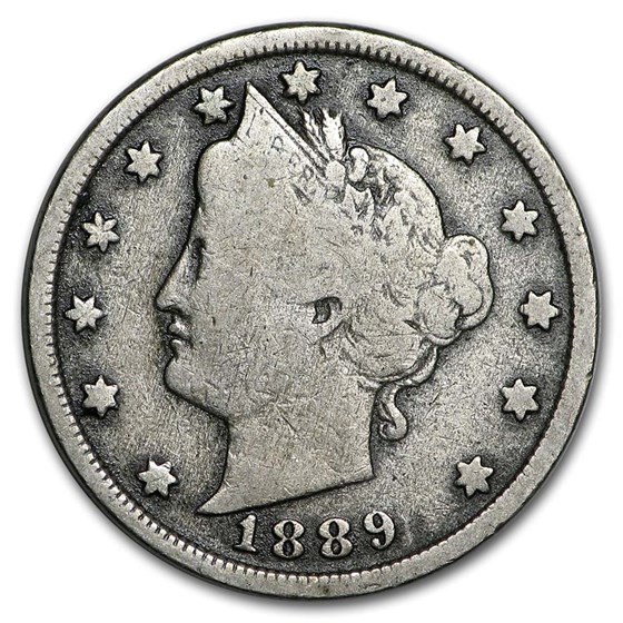 1889 Liberty Head V Nickel VG 1889 Liberty Head V Nickel VG